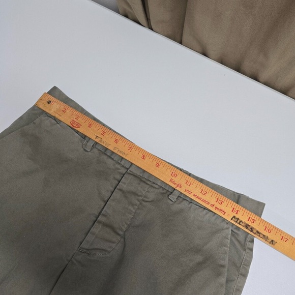 Allsaints Park Chino Pants Mens 30x30 Gray Slim Straight Button Fly‎ Office - Picture 9 of 13